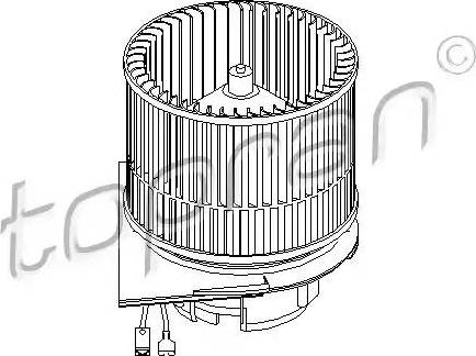 Topran 207 331 - Вентилятор салону autozip.com.ua