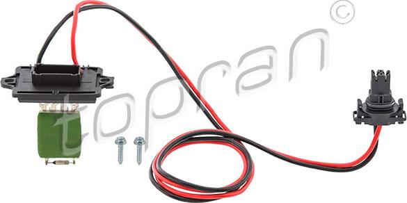 Topran 701 809 - Опір, реле, вентилятор салону autozip.com.ua