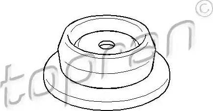 Topran 720 266 - Опора стійки амортизатора, подушка autozip.com.ua