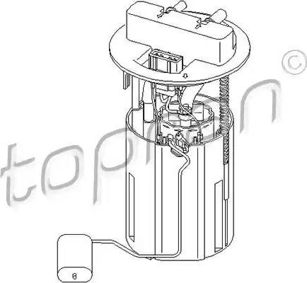 Topran 721 481 - Модуль паливного насоса autozip.com.ua