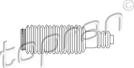 Topran 721 138 - Пильник, рульове управління autozip.com.ua