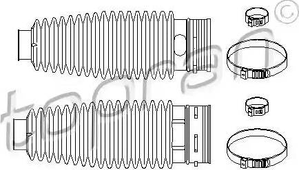 Topran 722 171 - Комплект пилника, рульове управління autozip.com.ua