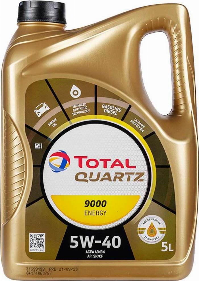 TOTAL Energies QUARTZ9000ENERGY5W405L - Моторна олива autozip.com.ua