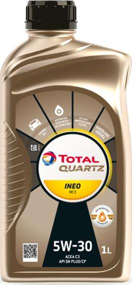 TOTAL Energies QUARTZINEOMC35W301L - Моторна олива autozip.com.ua