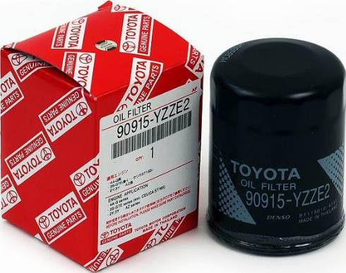 TOYOTA 90915YZZE2 - Фильтр масляный Toyota Lexus Daihatsu пр-во Toyota autozip.com.ua