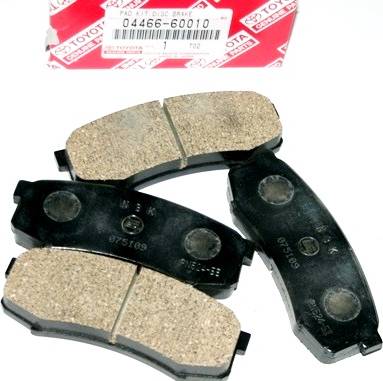 TOYOTA 04466-60010 - Гальмівні колодки, дискові гальма autozip.com.ua