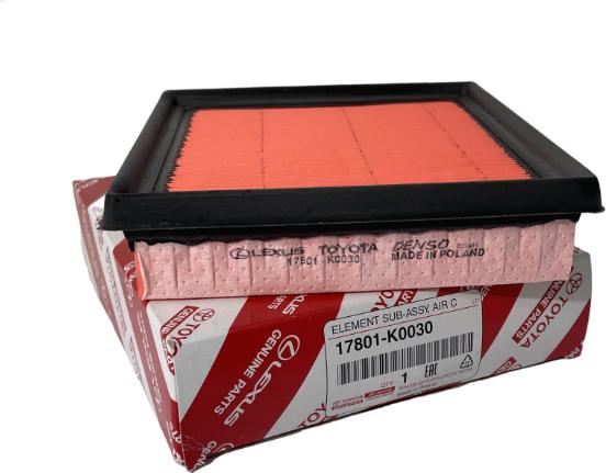 TOYOTA 17801K0030 - Повітряний фільтр autozip.com.ua
