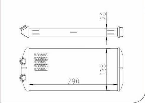 TQ 133803 - Теплообмінник, опалення салону autozip.com.ua