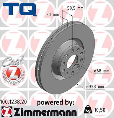 TQ TQ-BD0132 - Гальмівний диск autozip.com.ua