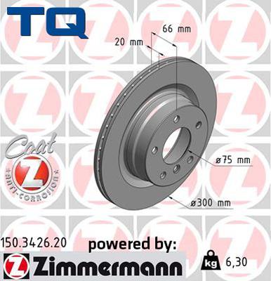 TQ 229463 - Гальмівний диск autozip.com.ua