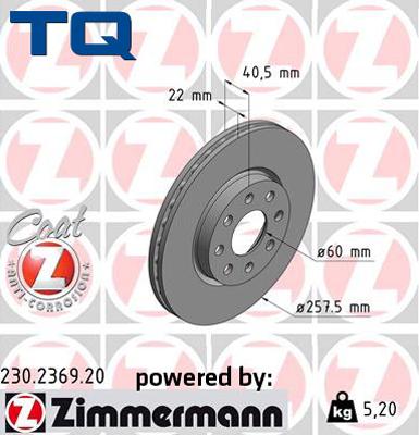 TQ TQ-BD0031 - Гальмівний диск autozip.com.ua