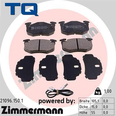 TQ 222634 - Гальмівні колодки, дискові гальма autozip.com.ua