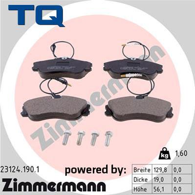 TQ TQ-BP0041 - Гальмівні колодки, дискові гальма autozip.com.ua