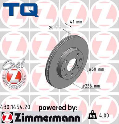 TQ TQ-BD0067 - Гальмівний диск autozip.com.ua