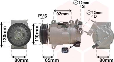 TQ TQ-4001K703 - Компресор, кондиціонер autozip.com.ua