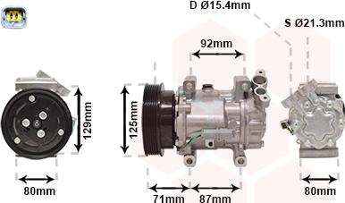 TQ TQ-4300K401 - Компресор, кондиціонер autozip.com.ua