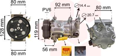 TQ TQ-0900K255 - Компресор, кондиціонер autozip.com.ua