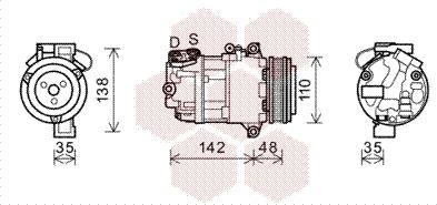 TQ TQ-0600K390 - Компресор, кондиціонер autozip.com.ua