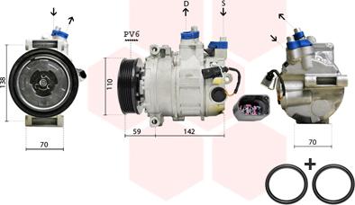 TQ TQ-0300K029 - Компресор, кондиціонер autozip.com.ua