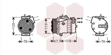 TQ TQ-1700K384 - Компресор, кондиціонер autozip.com.ua