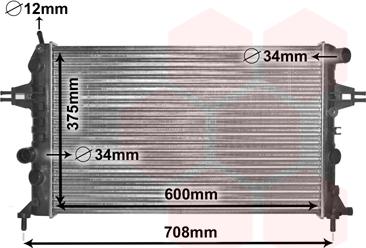 TQ TQ-37002296 - Радіатор, охолодження двигуна autozip.com.ua