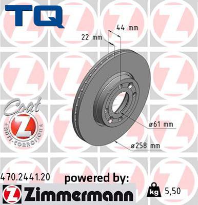 TQ TQ-BD0090 - Гальмівний диск autozip.com.ua