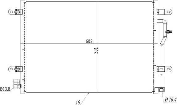 TQ TQ-HL-640 - Конденсатор, кондиціонер autozip.com.ua