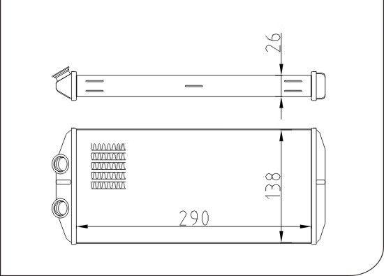 TQ TQ-YMLBH154 - Теплообмінник, опалення салону autozip.com.ua