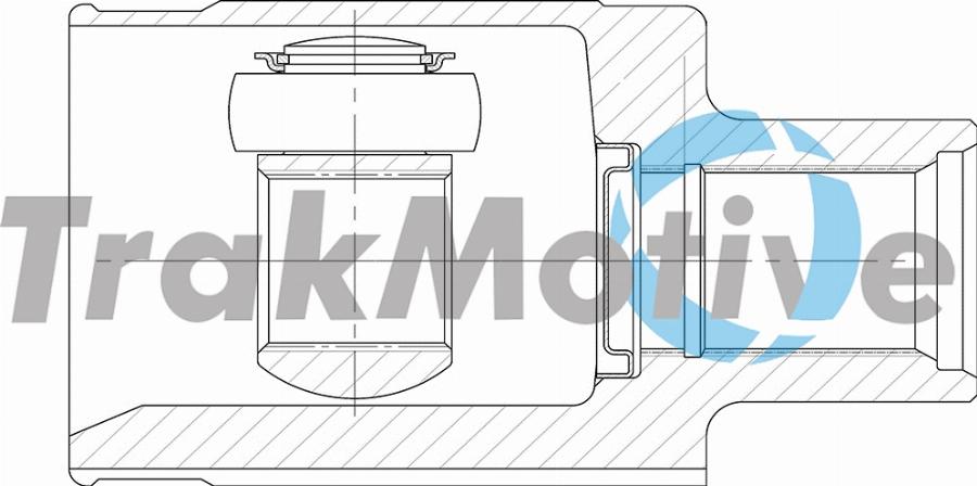 TrakMotive 45-0300 - Шарнір, ШРУС, приводний вал autozip.com.ua