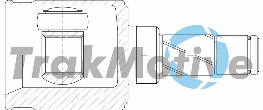TrakMotive 45-0312 - Шарнір, ШРУС, приводний вал autozip.com.ua