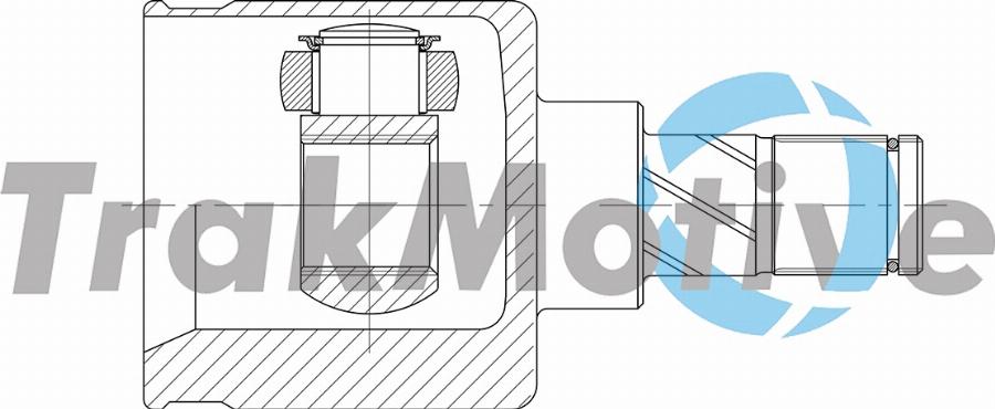 TrakMotive 45-0283 - Шарнір, ШРУС, приводний вал autozip.com.ua