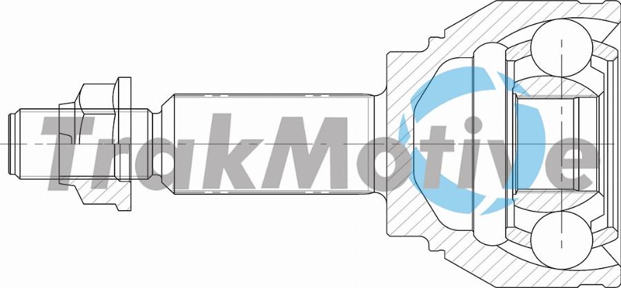 TrakMotive 40-0949 - Шарнір, ШРУС, приводний вал autozip.com.ua