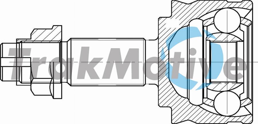 TrakMotive 40-0954 - Шарнір, ШРУС, приводний вал autozip.com.ua