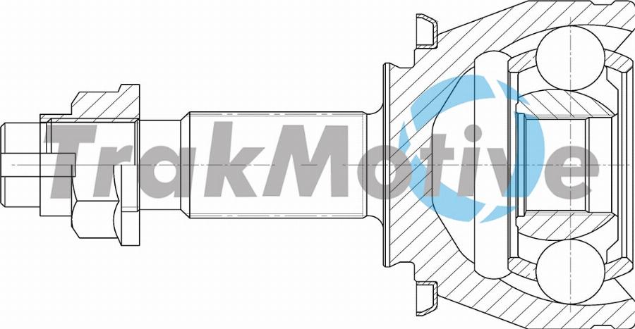 TrakMotive 40-0969 - Шарнір, ШРУС, приводний вал autozip.com.ua