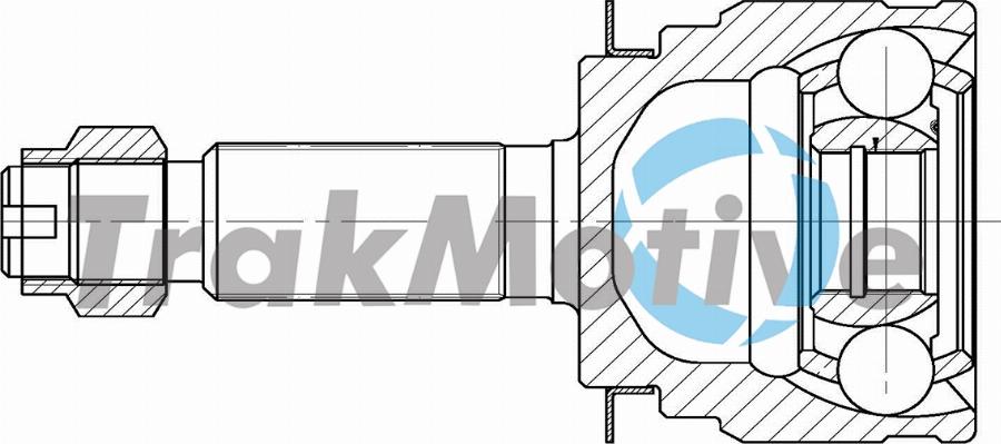 TrakMotive 40-0966 - Шарнір, ШРУС, приводний вал autozip.com.ua