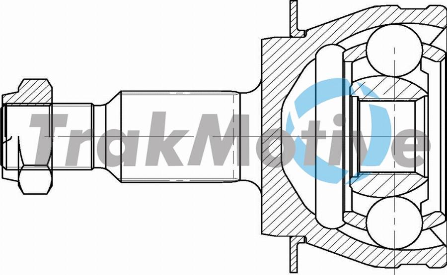 TrakMotive 40-0961 - Шарнір, ШРУС, приводний вал autozip.com.ua