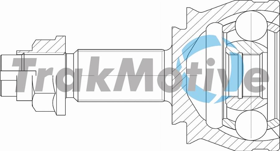TrakMotive 40-0968 - Шарнір, ШРУС, приводний вал autozip.com.ua