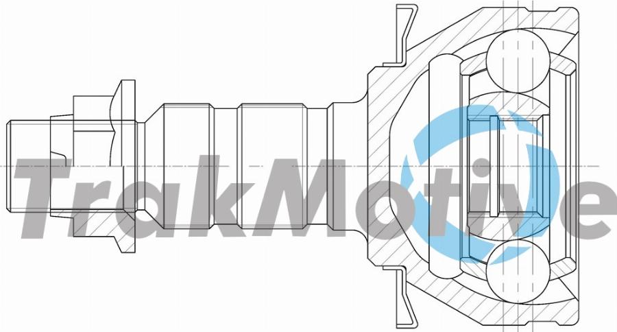 TrakMotive 40-0967 - Шарнір, ШРУС, приводний вал autozip.com.ua