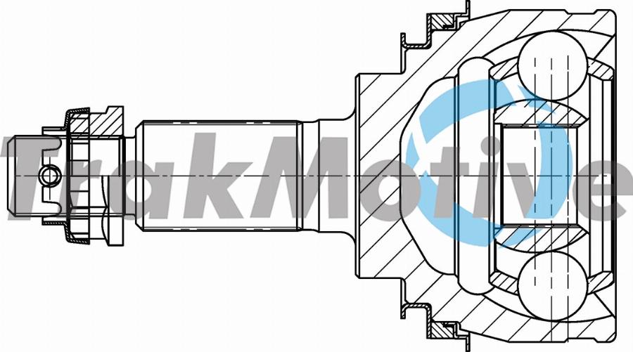 TrakMotive 40-0986 - Шарнір, ШРУС, приводний вал autozip.com.ua