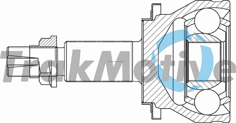 TrakMotive 40-0980 - Шарнір, ШРУС, приводний вал autozip.com.ua