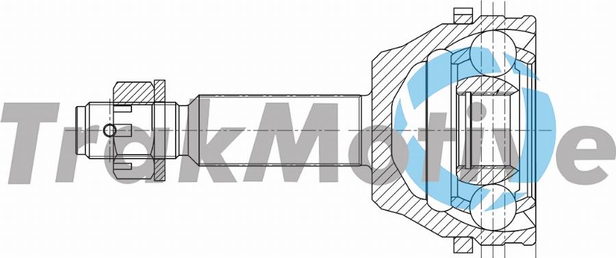TrakMotive 40-0933 - Шарнір, ШРУС, приводний вал autozip.com.ua