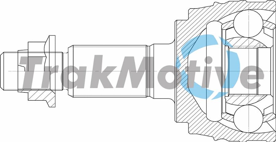 TrakMotive 40-0970 - Шарнір, ШРУС, приводний вал autozip.com.ua