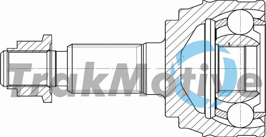 TrakMotive 40-0971 - Шарнір, ШРУС, приводний вал autozip.com.ua
