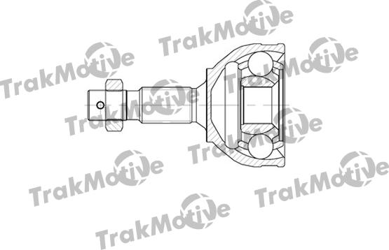 TrakMotive 40-0597 - Шарнірний комплект, ШРУС, приводний вал autozip.com.ua