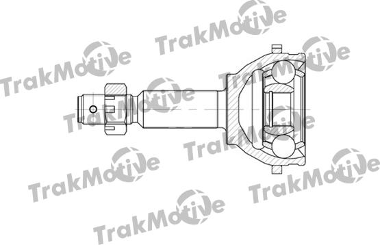 TrakMotive 40-0582 - Шарнірний комплект, ШРУС, приводний вал autozip.com.ua