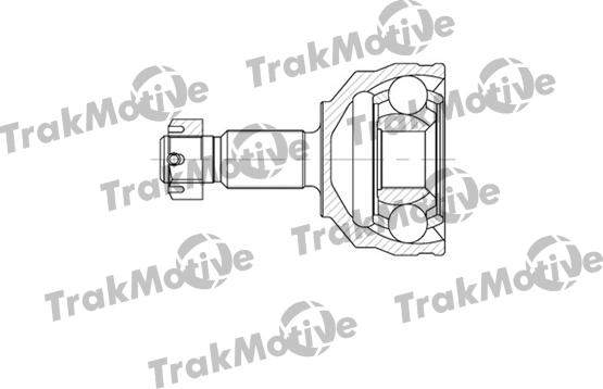 TrakMotive 40-0572 - Шарнір, ШРУС, приводний вал autozip.com.ua