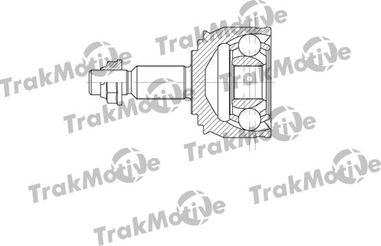 TrakMotive 40-0659 - Шарнірний комплект, ШРУС, приводний вал autozip.com.ua