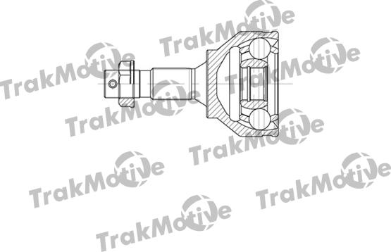 TrakMotive 40-0658 - Шарнірний комплект, ШРУС, приводний вал autozip.com.ua