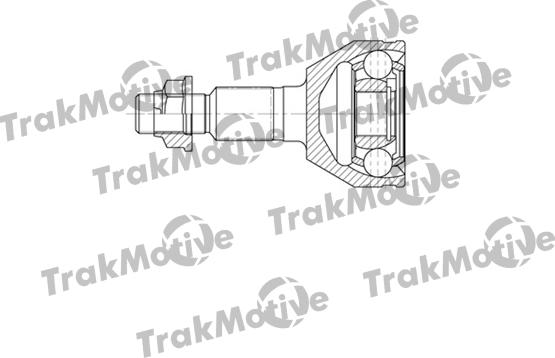 TrakMotive 40-0660 - Шарнірний комплект, ШРУС, приводний вал autozip.com.ua