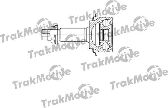 TrakMotive 40-0610 - Шарнірний комплект, ШРУС, приводний вал autozip.com.ua